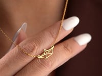 Origami Boat Necklace