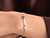 Infinity Bracelet with Heart Birthstones
