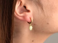 Sunburst Dangle Earrings