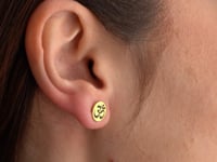 Om Stud Earrings