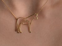Horse Necklace With Name