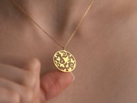 Hummingbird Pendant Necklace In Sterling Silver