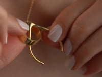 Wishbone Ring Holder Necklace