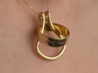 Horseshoe Ring Holder Necklace