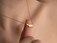 Sterling Silver Goat Necklace