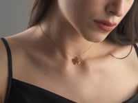 Personalised Four Leaf Clover Necklace