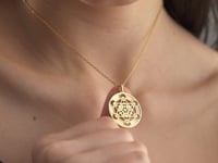 Sterling Silver Metatron Necklace