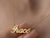 Name and Birthstone Necklace