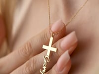 Personalised Cross Necklace