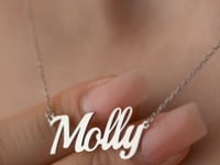Silver Name Necklace