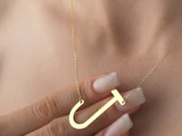 J Initial Necklace
