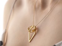 Silver Ring Holder Necklace