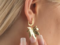 Plane Tree Leaf Earrings