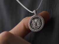 Origami Tiger Necklace For Men