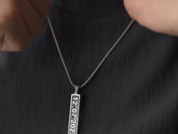 Special Date Necklace For Men With Birthstone