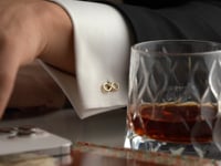 Sterling Silver Infinity Cufflinks