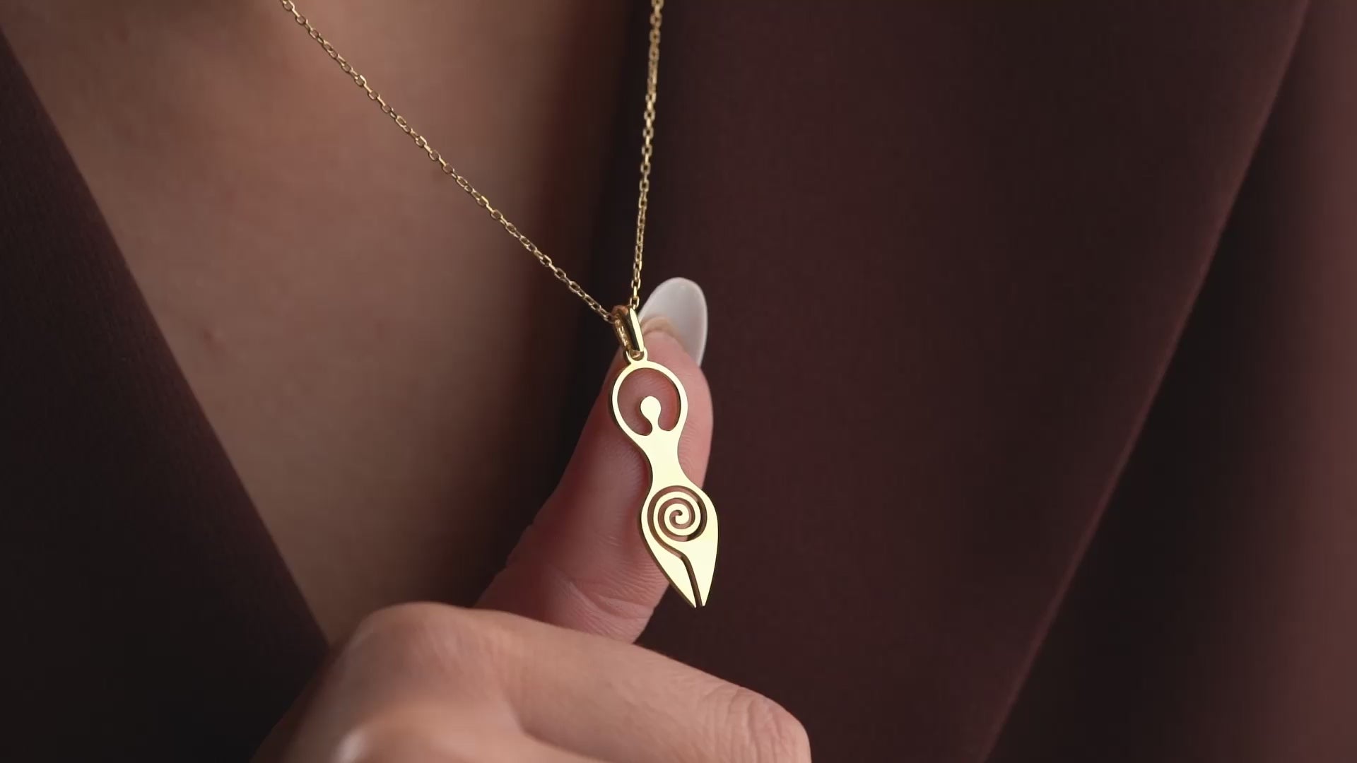 Spiral Goddess Necklace