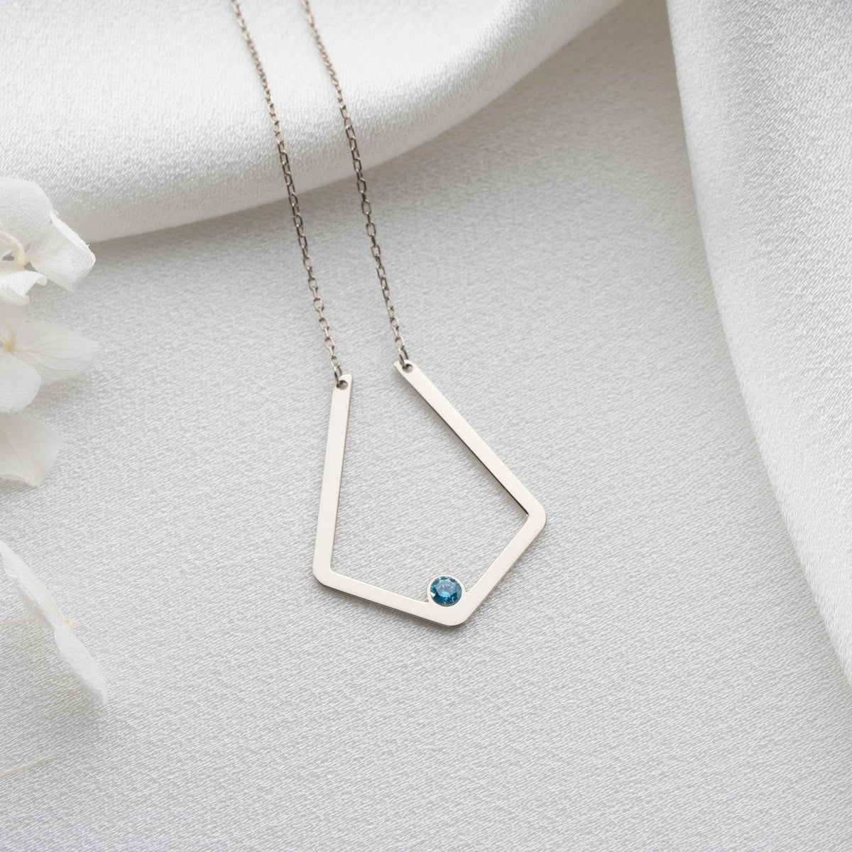 Birthstone Ring Holder Necklace