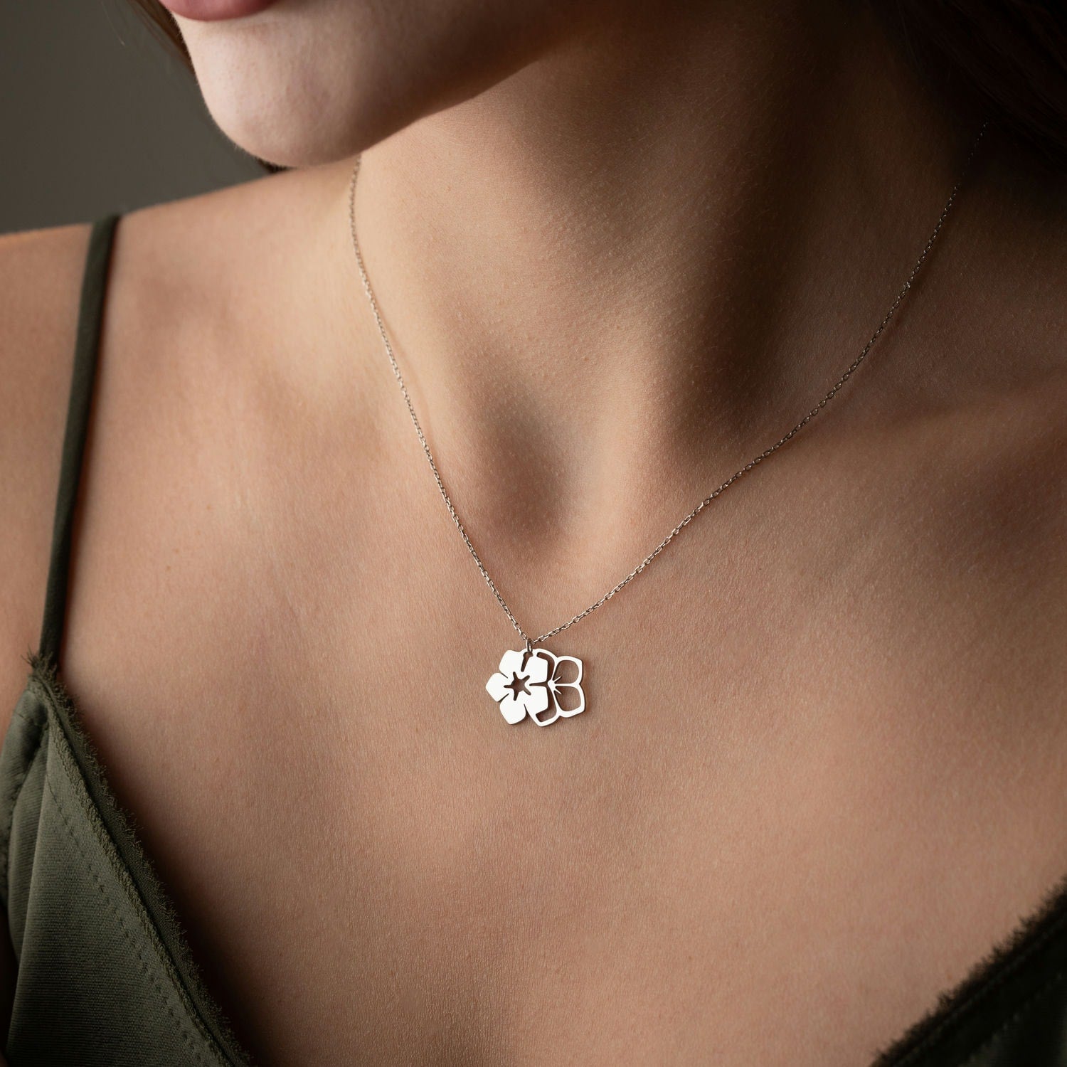 Cherry Blossom Necklace | Sakura Flower Gift for Her