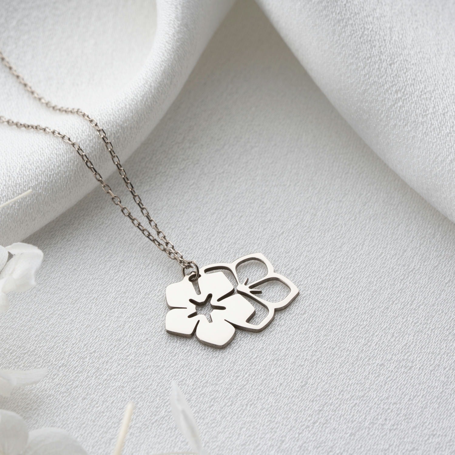 Cherry Blossom Necklace | Sakura Flower Gift for Her