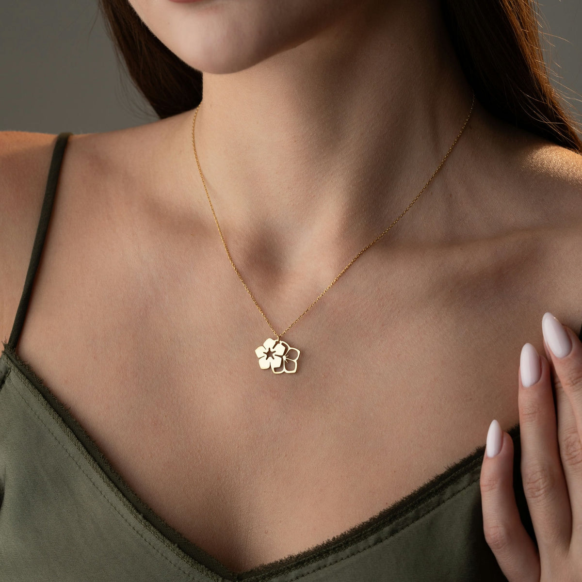 Cherry Blossom Necklace | Sakura Flower Gift for Her