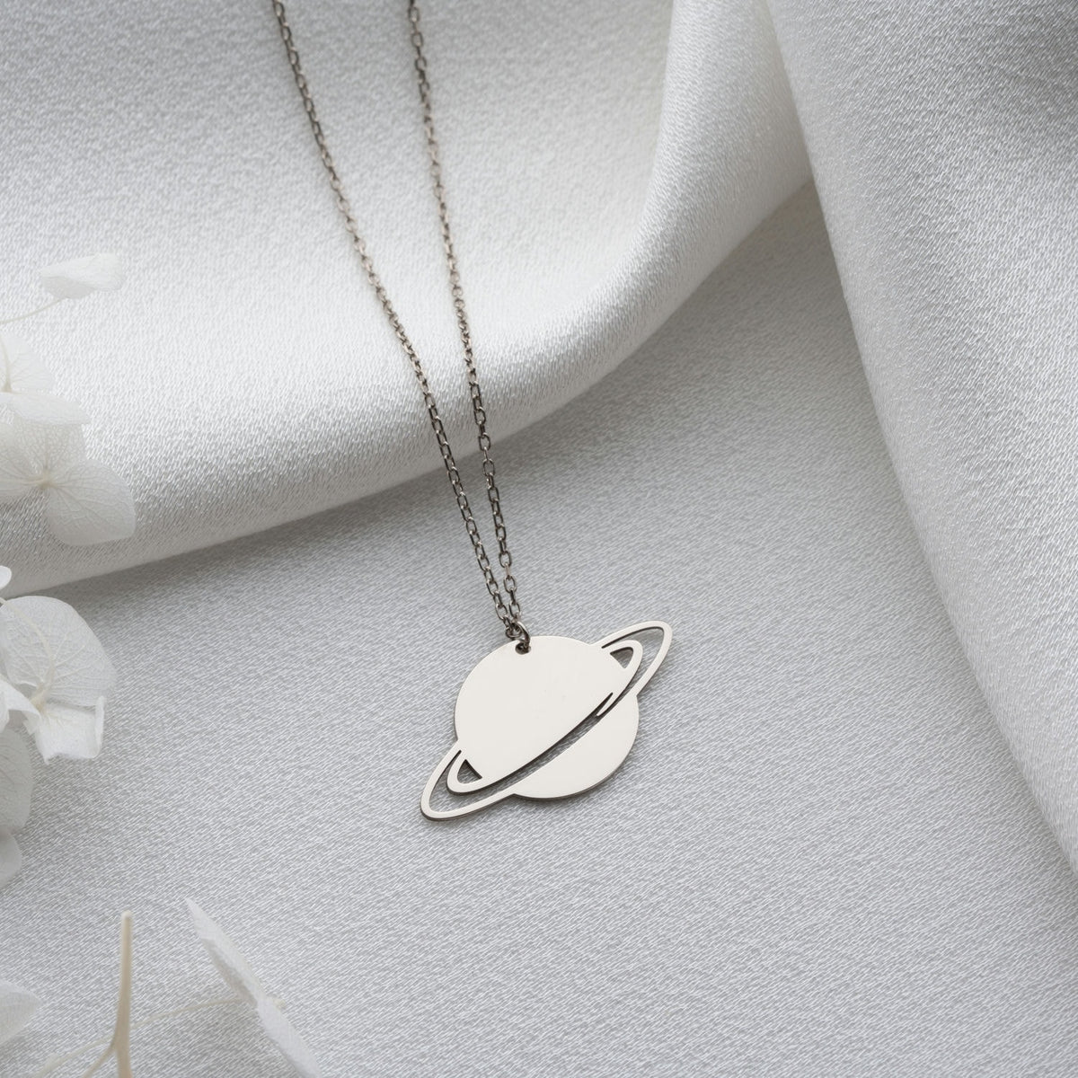 Saturn Necklace | Gift for Space Lover