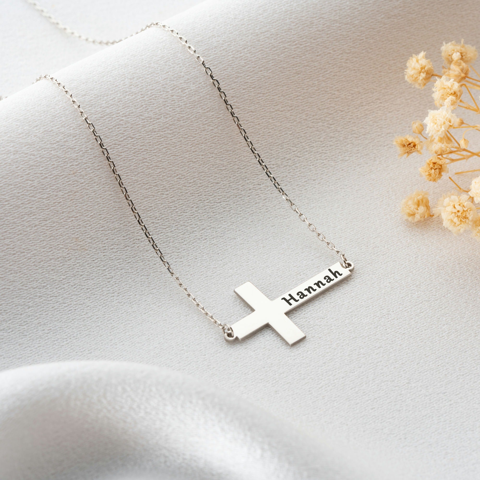 What Is The Catholic Cross Necklace With Name Gold St James Cross