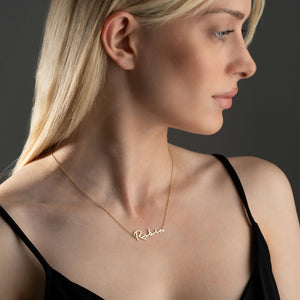 Signature Name Necklace 925 Sterling Silver