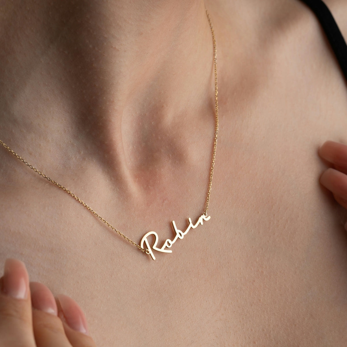 Signature Name Necklace 925 Sterling Silver