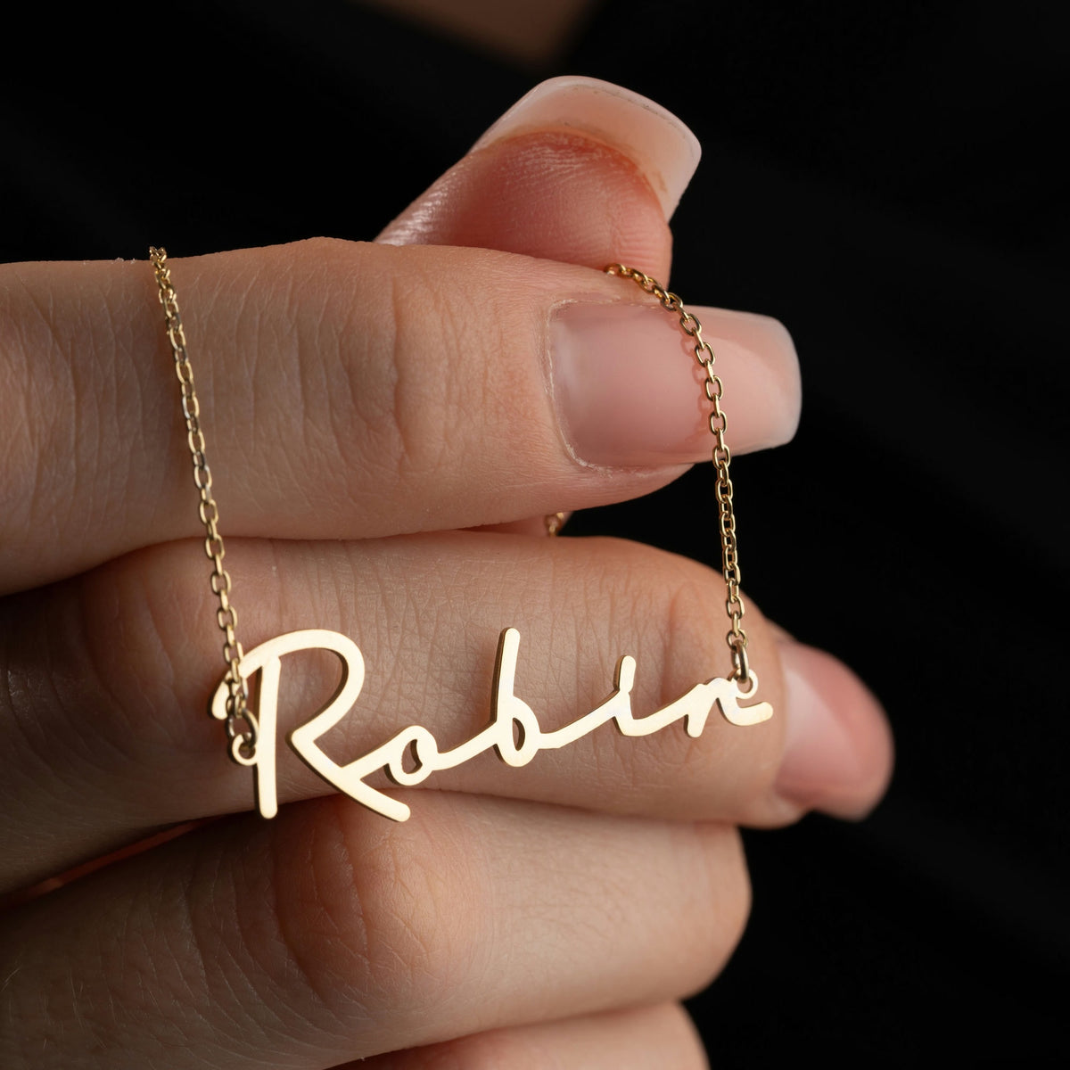 Signature Name Necklace 925 Sterling Silver