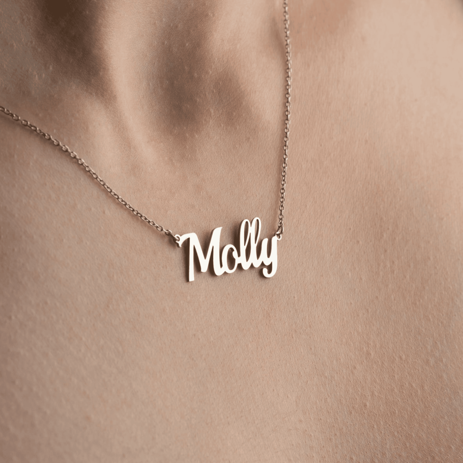 Silver Name Necklace