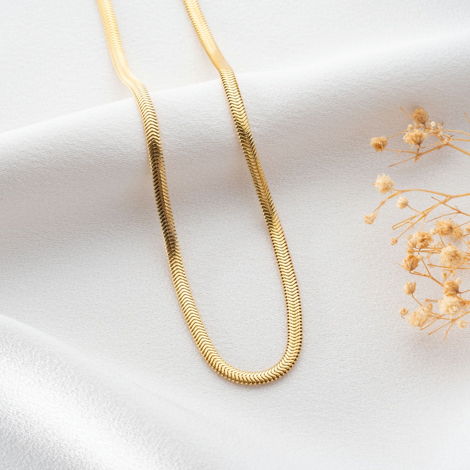 Snake Chain Necklace For Women