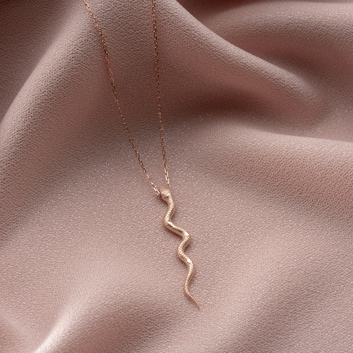 Sterling Silver Snake Necklace