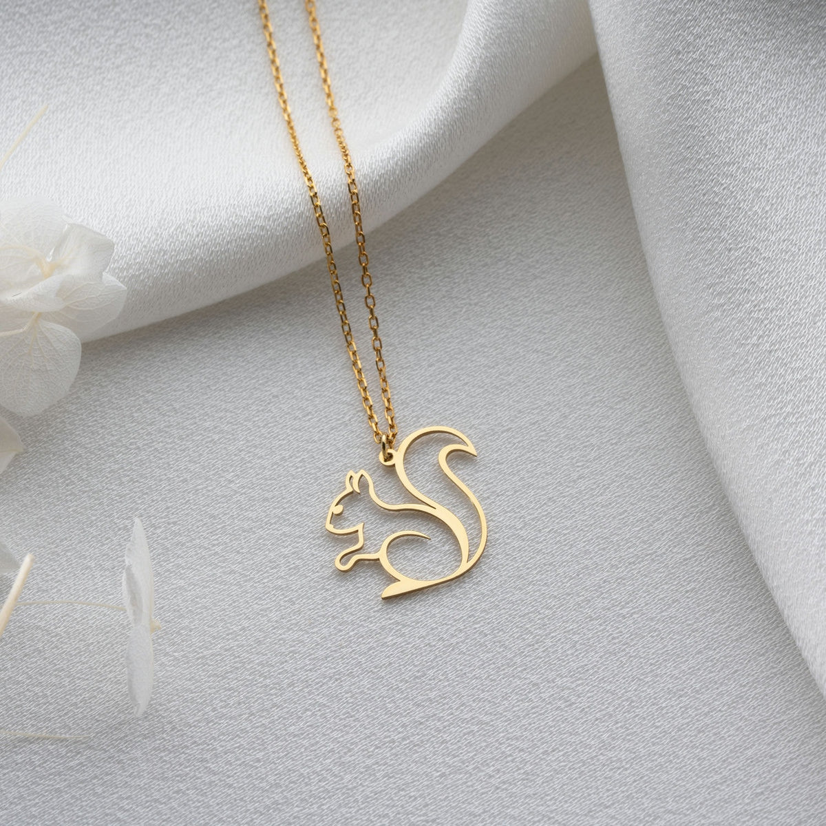 Squirrel Necklace | Gift for Nature Lover