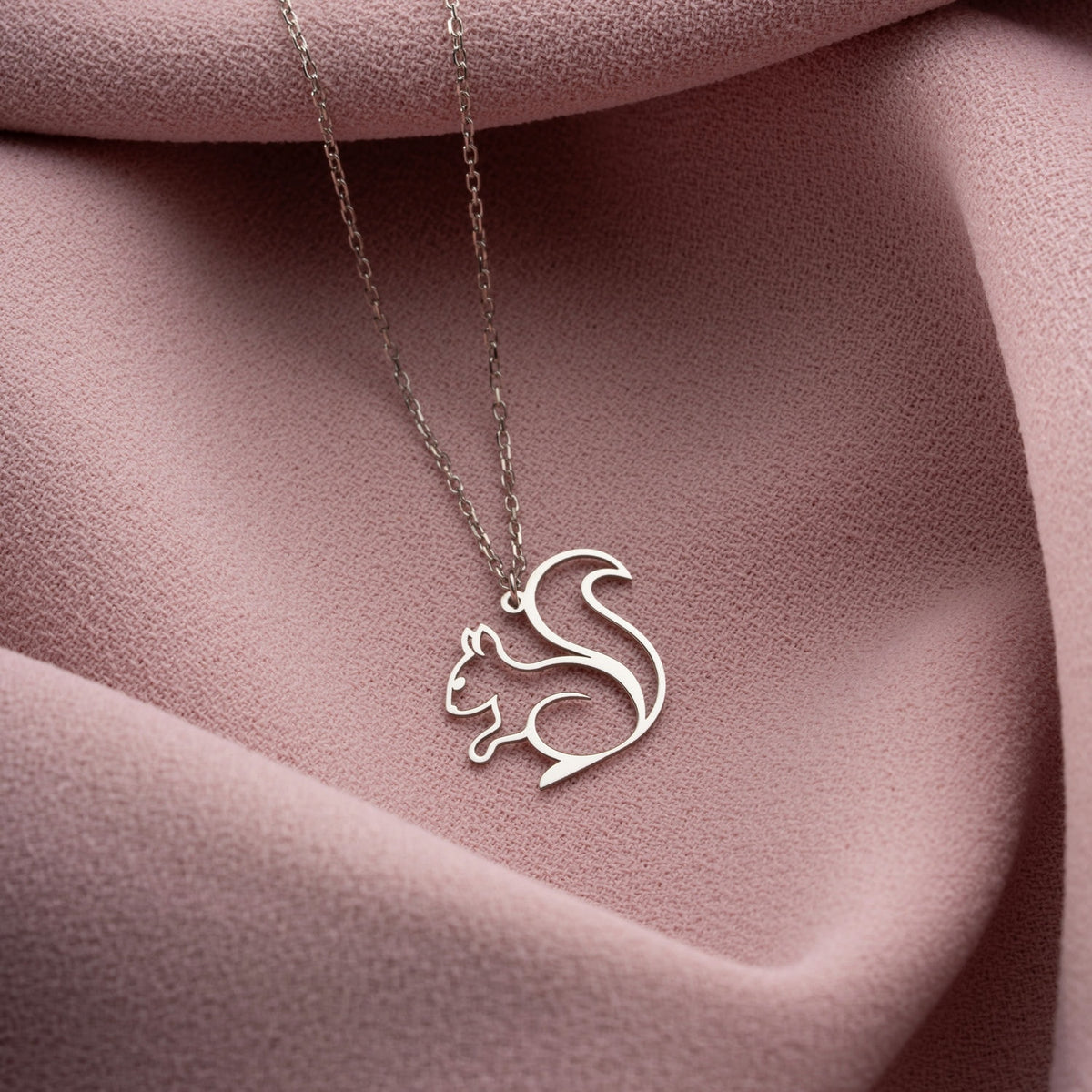 Squirrel Necklace | Gift for Nature Lover