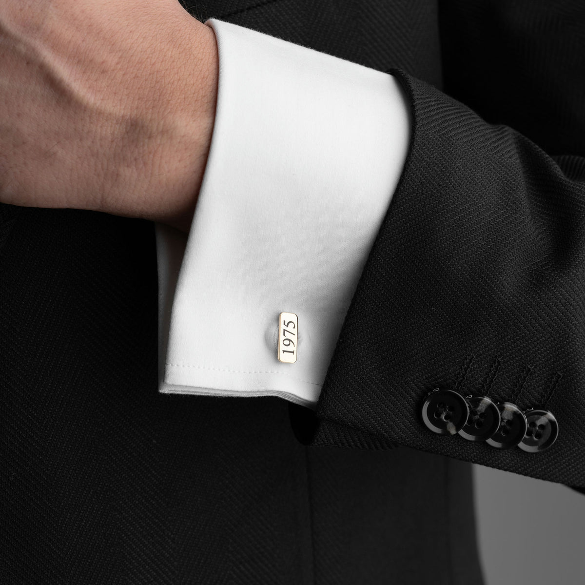 Sterling Silver Date Cufflinks