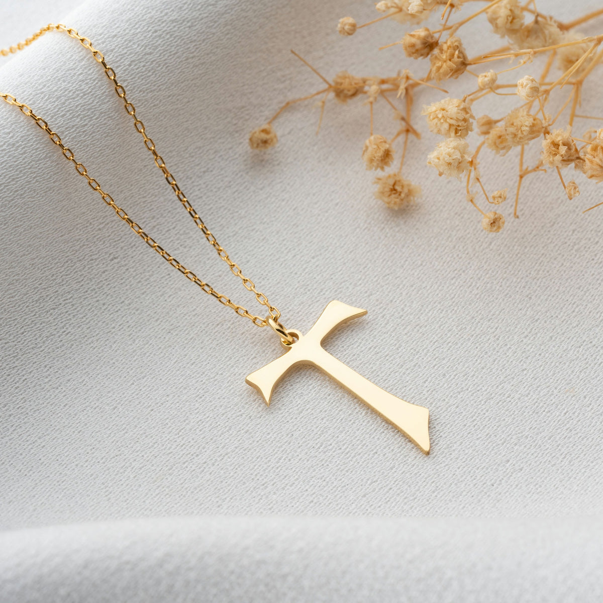 Saint Francis Tau Cross Necklace