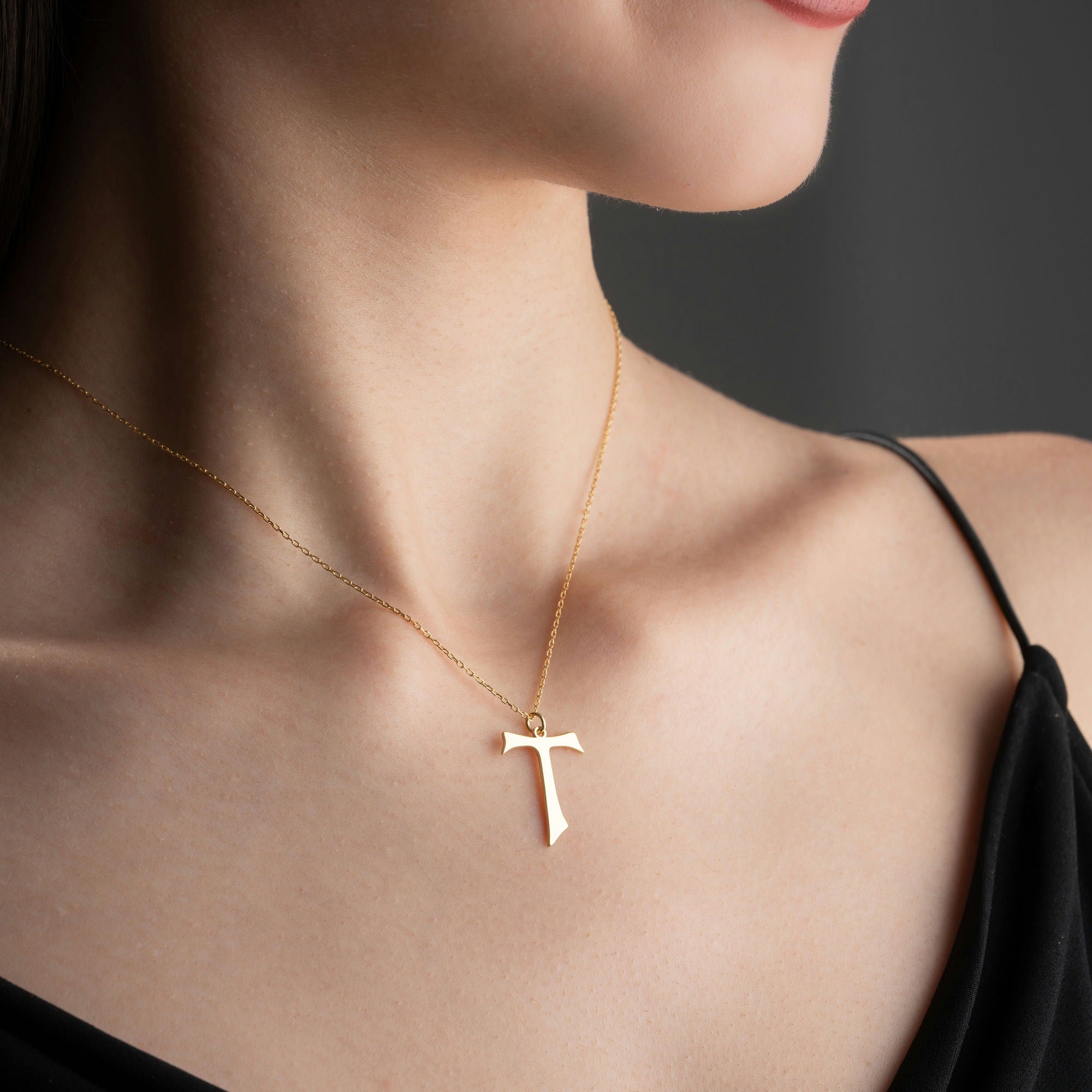 Saint Francis Tau Cross Necklace