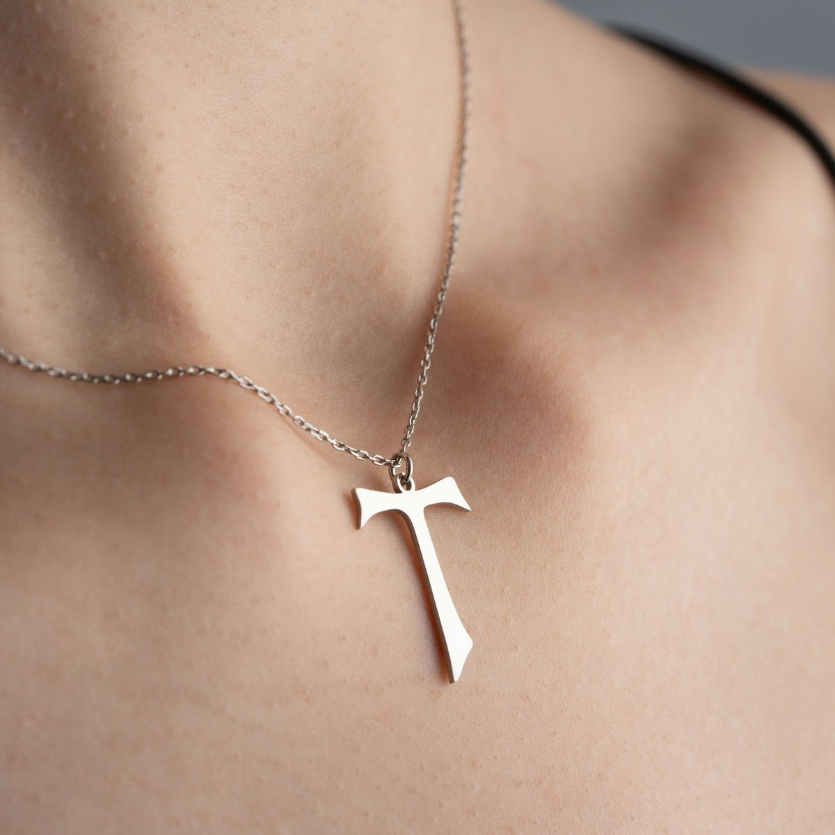 Saint Francis Tau Cross Necklace