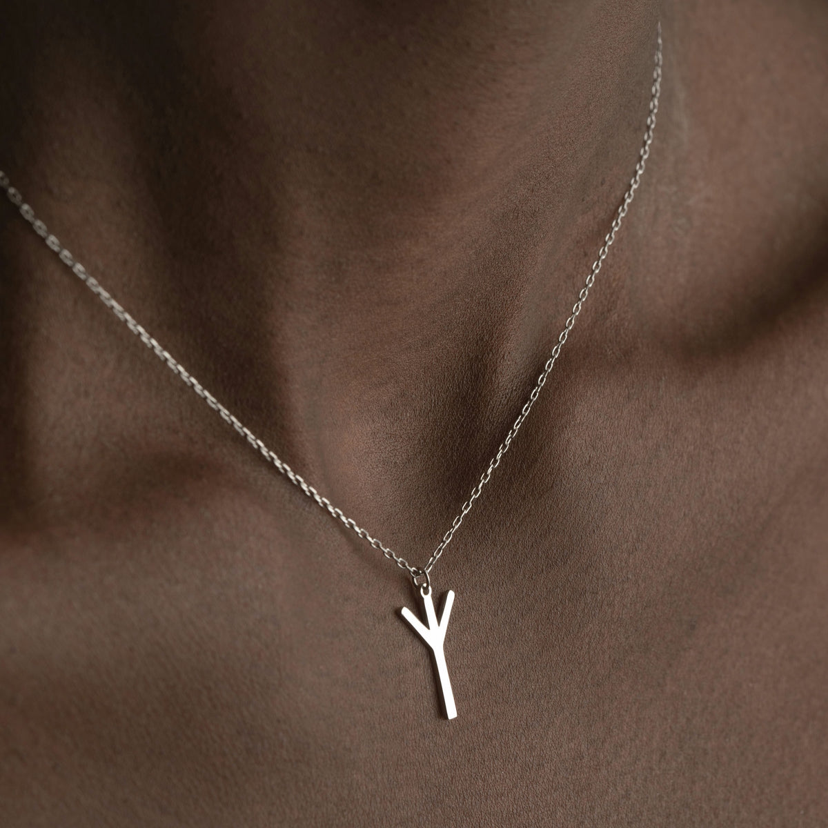 Viking Rune Letter Necklace
