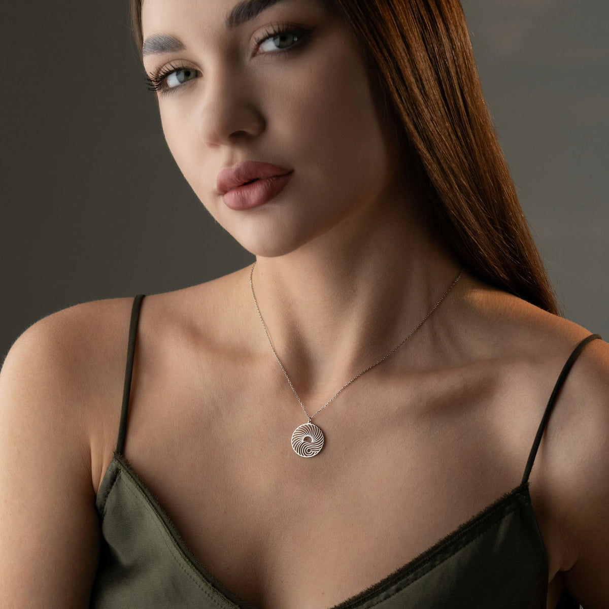 Sunshine & Wave Medallion Necklace