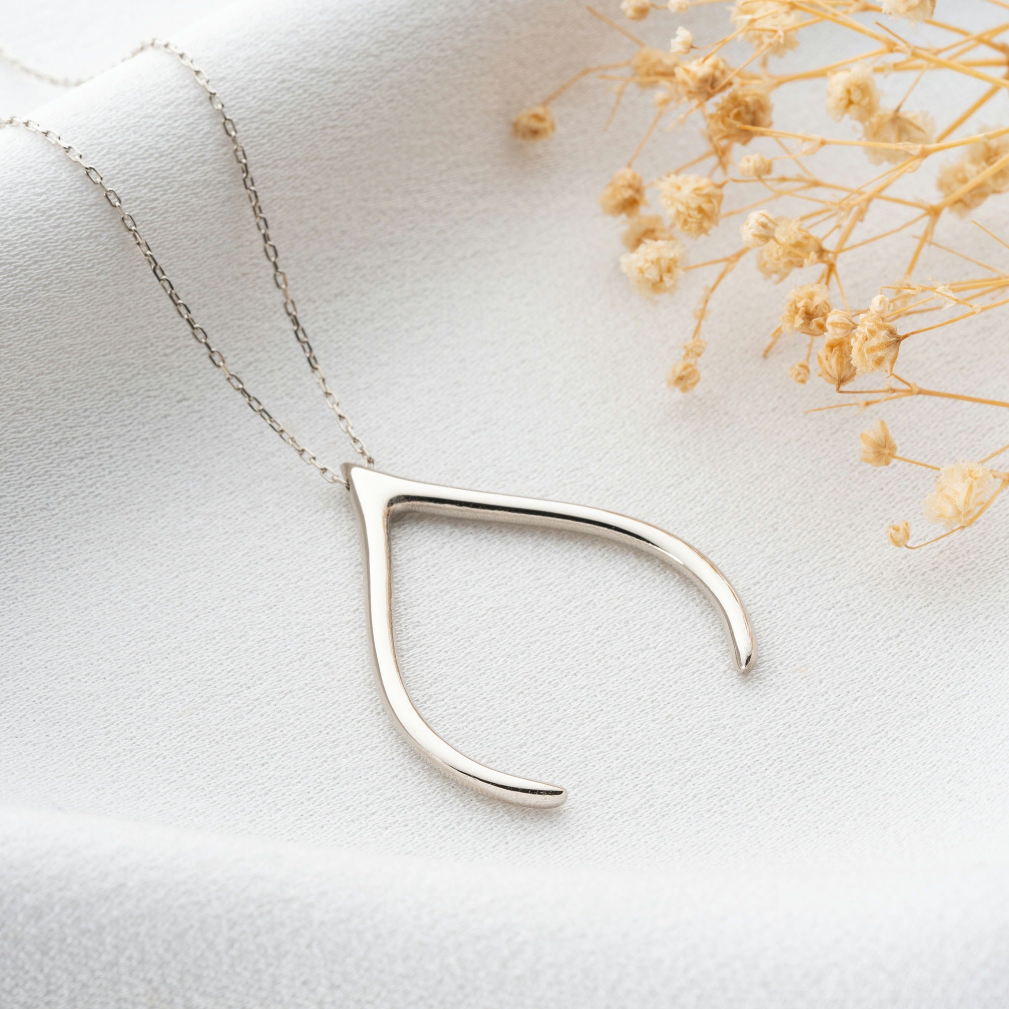 Wishbone Ring Holder Necklace