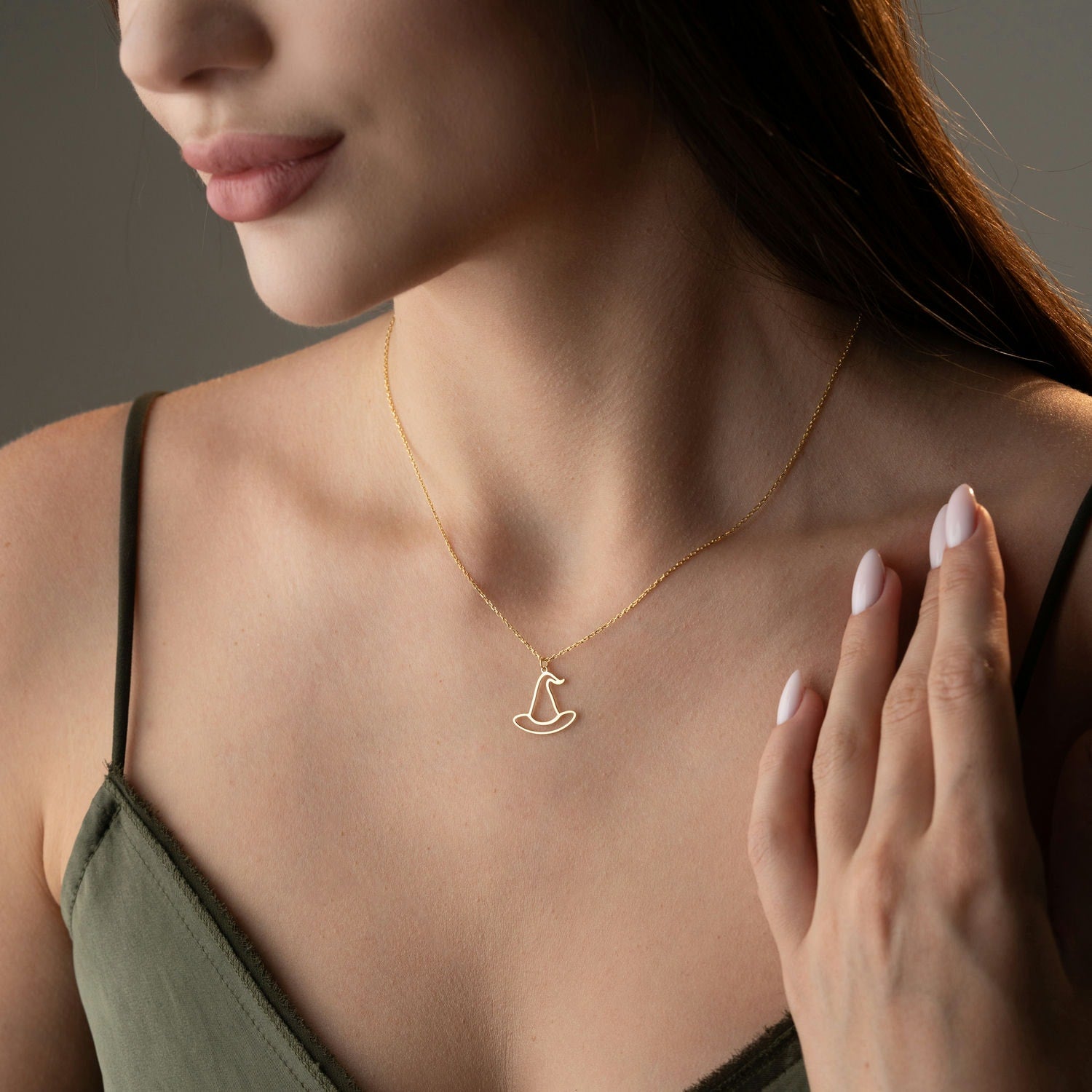 Witch Hat Necklace | Witchy Gift