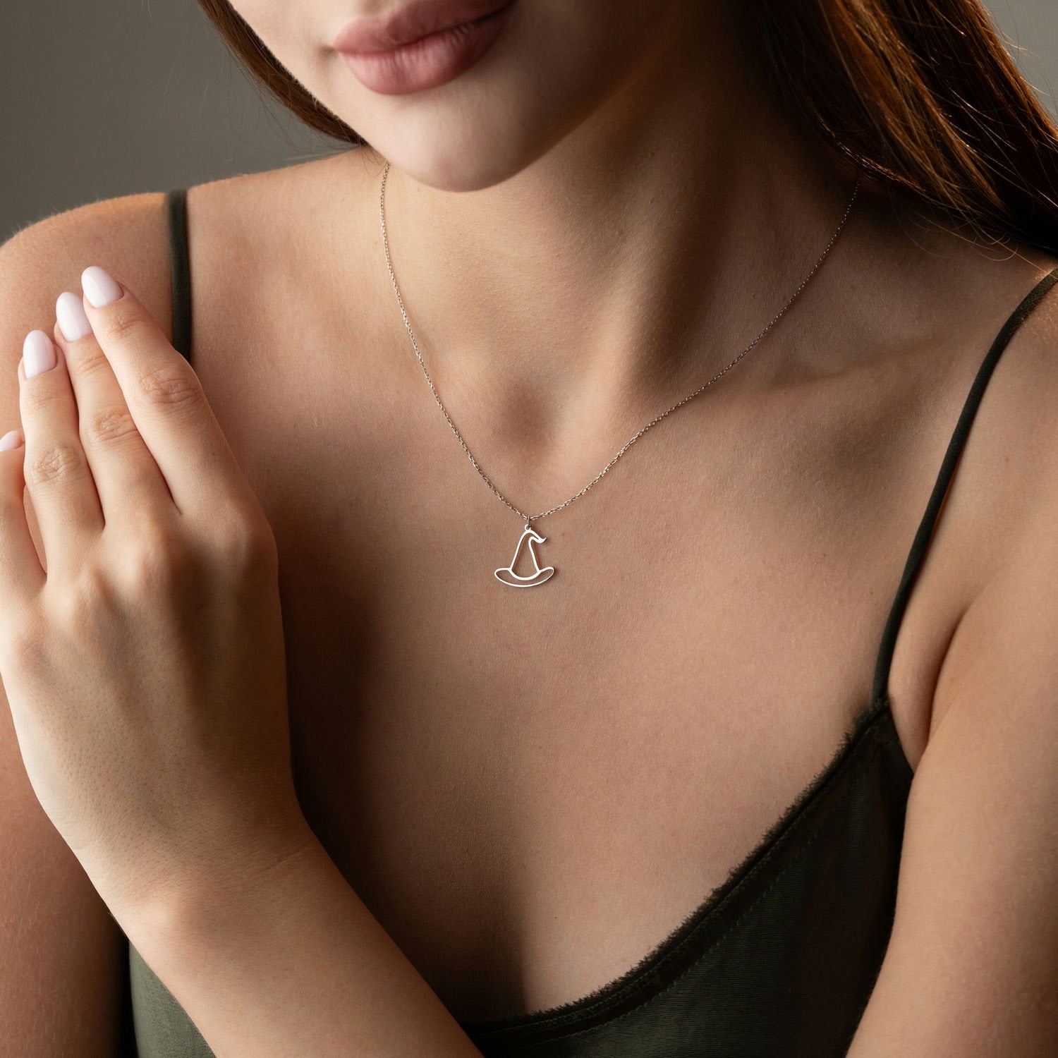 Witch Hat Necklace | Witchy Gift