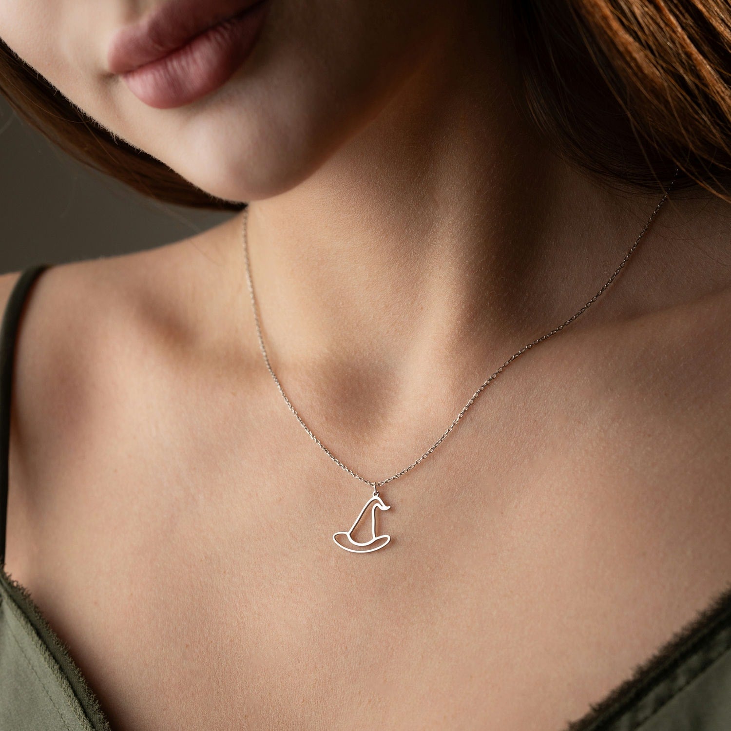 Witch Hat Necklace | Witchy Gift